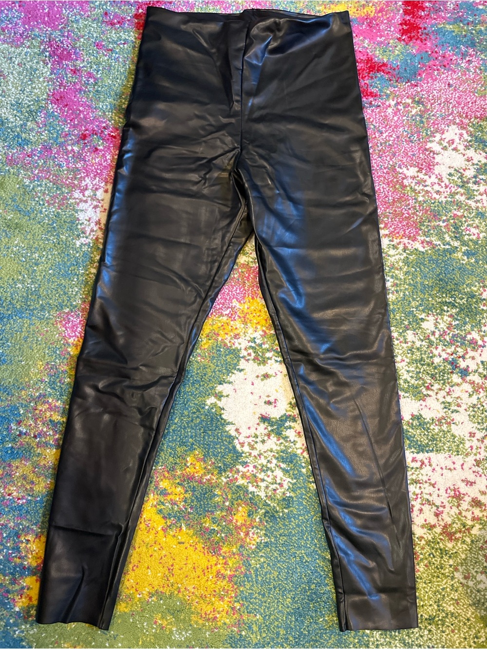 Joie Black Faux Leather Leggings